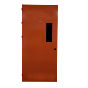 Steel Fire doors single leaf with glass panel