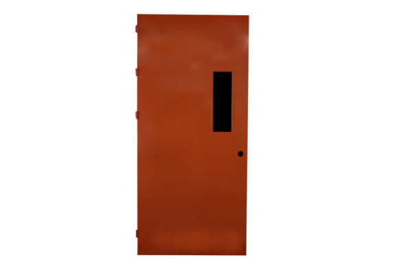 Steel Fire doors single leaf with glass panel